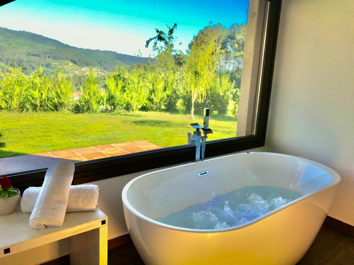 Casa Nueva De Vigo Rural Mos Con Jacuzzi Y Chimenea Para Escapada Romantica Kültér fotó